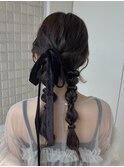 【編み下ろし】結婚式/お呼ばれヘア/銀座/有楽町/ヘアアレンジ