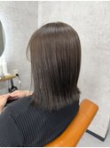 【髪質改善】 透明感イルミナカラー×髪質改善　ダークブルー