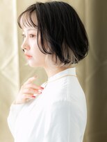 カバーヘアアンドスパ ブリス 浦和(COVER HAIR&SPA bliss) ミストバングフェイスフレーミング小顔ショートボブ10代20代X