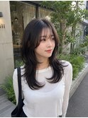  &nbsp;&nbsp;&nbsp;艶感ダークブラウン×ミディアムレイヤー