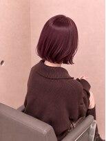 パーク バイ グラッジ 池袋(Park by GLADGE) ボブ×ワインレッド