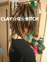 クレイジービッチ(CLAY G BITCH)&nbsp;仙台エクステ 単品BRAIDS LIVE ヘアセット 仙台ヘアセット