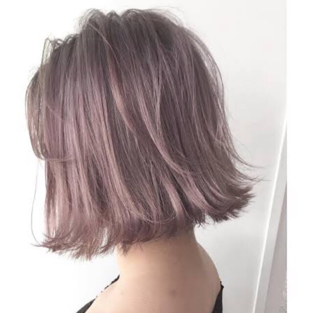 エドルカラーでピンクアッシュの外ハネボブ♪♪：L027647256｜カペリ