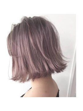 カペリマレーナ(Capelli Malena) エドルカラーでピンクアッシュの外ハネボブ♪♪