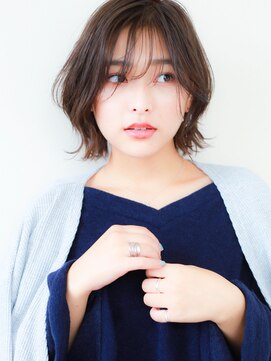 スタートウキョウ 渋谷(STAR TOKYO) ★ボブルフ/黒髪/エアリーミディ30代40代50代小顔ショートパーマ