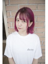 サロンドミルク 原宿(salon de MiLK)&nbsp;【salon de MiLK 原宿】アクセントカラーラズベリーピンク