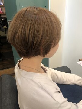 リブ(Lib) 【Lib】ふんわりマッシュショート×柔らかまろベージュ