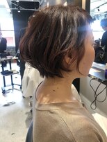 パウダーヘアー(powder hair) 柔らかショートボブ