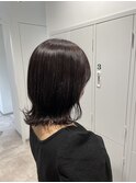 【ゆるっとくびれヘア×カシスベリーブラウン】