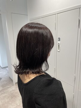 トッカ 浅草店(tocca) 【ゆるっとくびれヘア×カシスベリーブラウン】