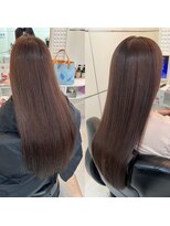 ワンヘアーアシスト(ONE HAIR assist)&nbsp;【ONE HAIR】ウルティア酸性ストレート→プルスイルミナカラー