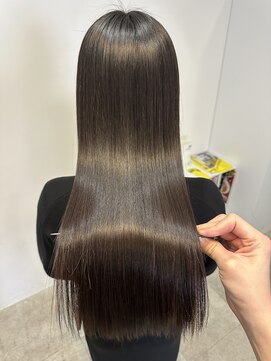 イオエ 岡本(ioe) 髪質改善/ショコラアッシュ/ヘルシースタイル/縮毛矯正/春カラー