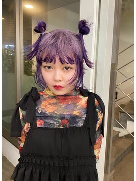 レコ 渋谷(LECO) ラベンダーグラデーションアレンジ