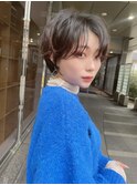 20代30代大人ガーリーショートヘアチョコレートモードショート