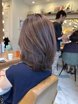 ロンド パルティール 大宮(Lond partir) 柔らかいベージュにたっぷりレイヤー