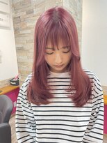 スターリバー(STAR RIVER)&nbsp;ワインレッド×レイヤースタイル