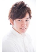 スペインカールスパイキーショート韓国マッシュニュアンスパーマ