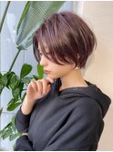 大人気!グレーベージュ ショートボブ/ボブ/ショート/前髪パーマ