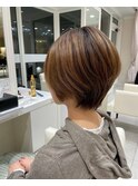 丸み高めショート