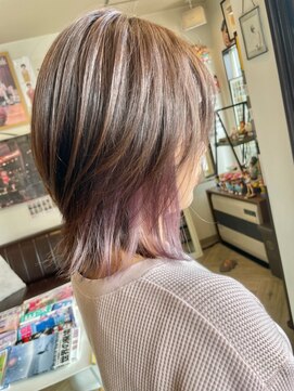 ヘア メイク ココ(hair make coco) インナーカラー★　【ラベンダー】