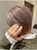 春カラーピンクベージュ