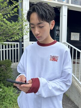 ダスティ穂高店 メンズカット_アイロンセット