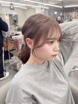 ベレーザシェルト(Beleza scelto) 7027ブリーチなしダブルカラーミルクティーアッシュワンホンヘア