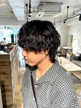 ザ オーダー(THE ORDER) men's波巻きスパイラル波巻きパーマメンズウルフウルフパーマ