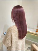 髪質改善カラー★ダブルカラーブリーチピンクブラウン