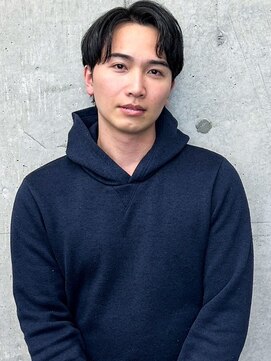 リオン 赤坂(RE:ON) 緩めシャドウパーマメンズマッシュウルフカット赤阪波巻きパーマ