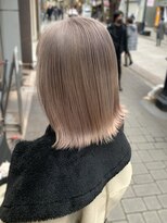 ローレンアンドパレード 並木坂店(Lauren&Parade)&nbsp;切りっぱなしロブ×セピアベージュ/熊本/上通/下通