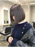 札幌大通/ボブ/顔周り/レイヤーカット/ブリーチなしカラー