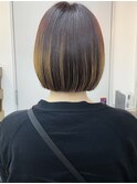 ブリーチデザインベージュボブ
