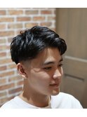 メンズアップバングスタイル