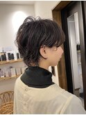 ゆるめショートパーマ