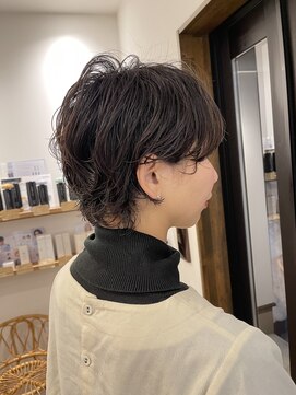 ロズ ゆるめショートパーマ
