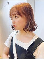 ガーデンヨコハマ(GARDEN YOKOHAMA)&nbsp;ボブ/外はねボブ/ミルクティーベージュ/フェイスフレーミング