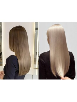 【ケアブリーチ取り扱いサロン◎】髪質改善×ハイトーンが叶う♪デザインカラーはお任せ◎[大宮/髪質改善]