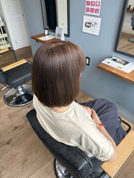 レアレア ヘアアンドライフ(LeaLea) イメチェン/ピンクベージュ/アンブレラカラー/前髪/伊丹