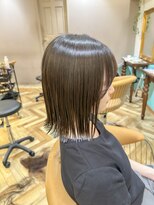 ロンドリゼル 札幌(Lond RiseL) オリーブグレー/前髪/ボブ/マロンベージュ/レイヤーカット/小顔