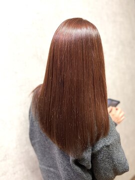 質感再整カラー/オレンジベージュ