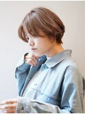 マッシュショート・ニュアンスパーマ・ショートヘア・銀座