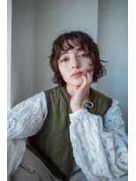 ワク(WAKU)&nbsp;【WAKU】モカブラウン・パーマボブ