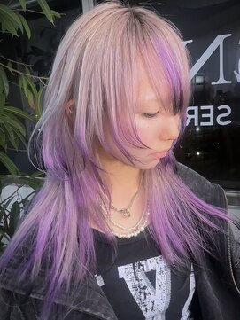 イエナ 渋谷(IENA) ★スモーキーカラーダークブラウンシャギーカットダブルカラー