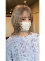 オクト(Octo) フェイスレイヤーボブ/20代/30代/40代/ブリーチ/髪質改善