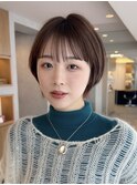 コンパクトショートカット丸みショートくびれショートボブ表参道
