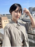 【soso 伊勢田】ナチュラルショート/夏のヘアアレンジ