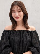 オーブ ヘアー ミミ 広島庚午店(AUBE HAIR mimi) 20代・30代_切りっぱなしボブ_外ハネくびれヘア