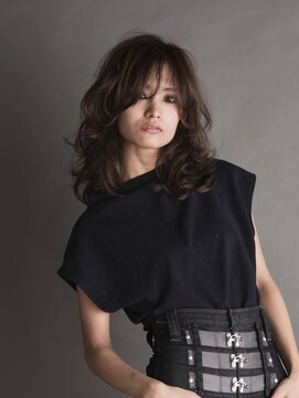 カッファ 東銀座(CUFFA) 【CUFFA】無造作カールデザインカラー大人ボブ東銀座築地新富町