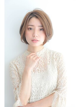 プリマ(PRIMA) ハイトーンスタイル☆ナチュラルボブで大人かわいいUP♪３